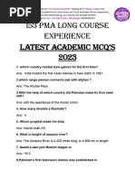 PMA Long Course 158 Prep Guide | PDF | Multiple Choice