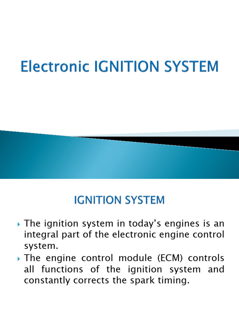 Ignition System PDF Ignition System Distributor