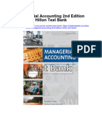 Managerial Accounting 2nd Edition Hilton Test Bank