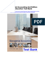 Managerial Accounting 2nd Edition Whitecotton Test Bank