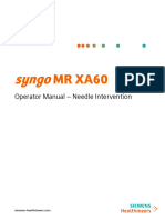 Operator Manual Needle Intervention Syngo MR XA60 SAPEDM N10VA60A AM Needle-Intervention US MR-04015U.623.02.02.24