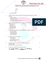 Amines Carboxylic Acid Test No 1 Level 1