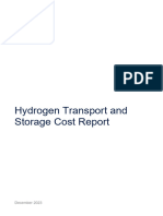 UK Hydrogen Transport and Storage Cost Report