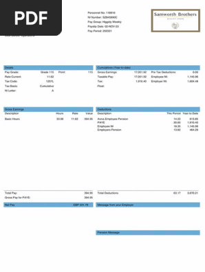 Payslips