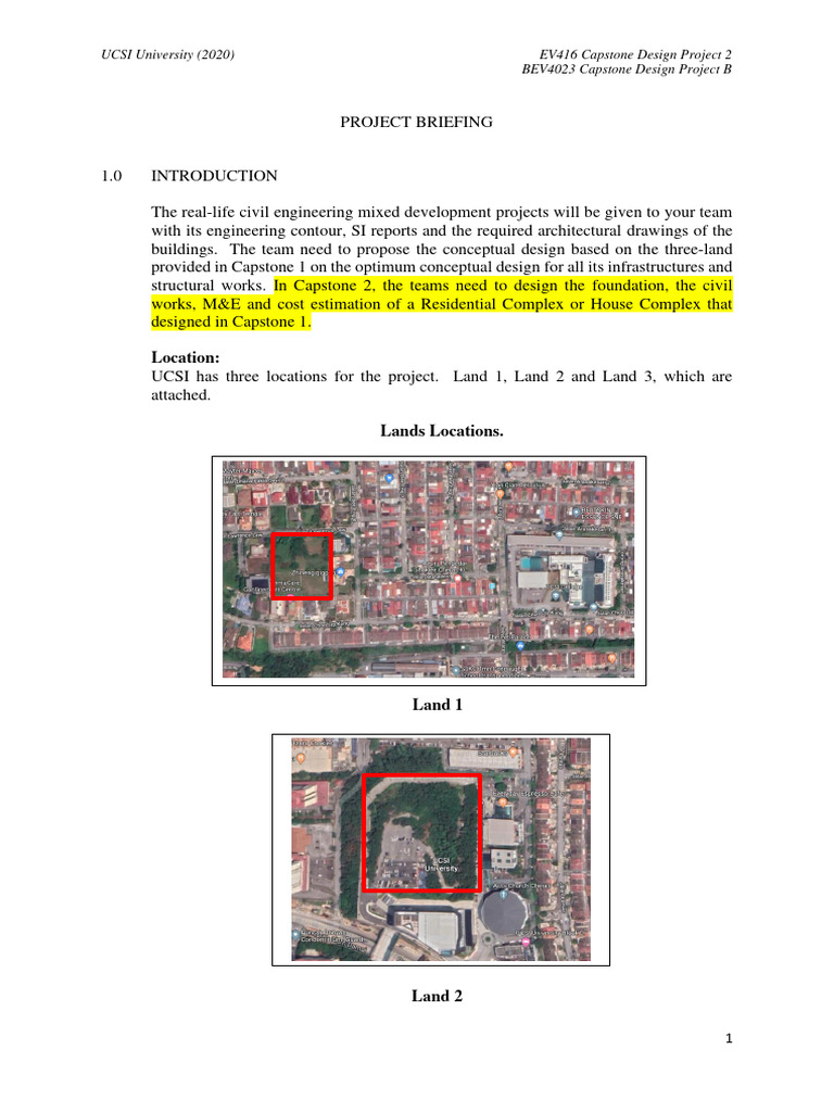 EV416 - BEV4023 - Project Briefing - May - Aug 2021 | PDF | Engineering ...