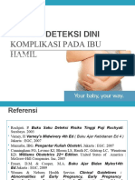 Deteksi Dini Komplikasi Pada Kehamilan