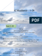 Tafsir Al Muddatsir 1-20