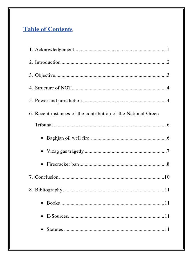 National Green Tribunal Overview | PDF