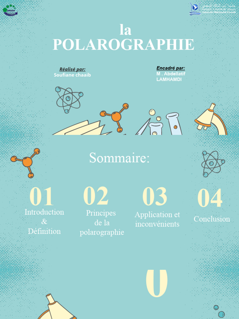 Polarographie Presentation1 PDF Chimie Physique Sciences Physiques