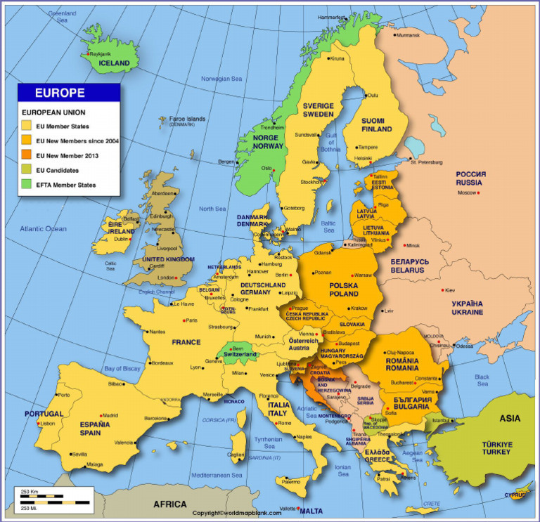 Labeled Map Of Europe PDF 1706498457
