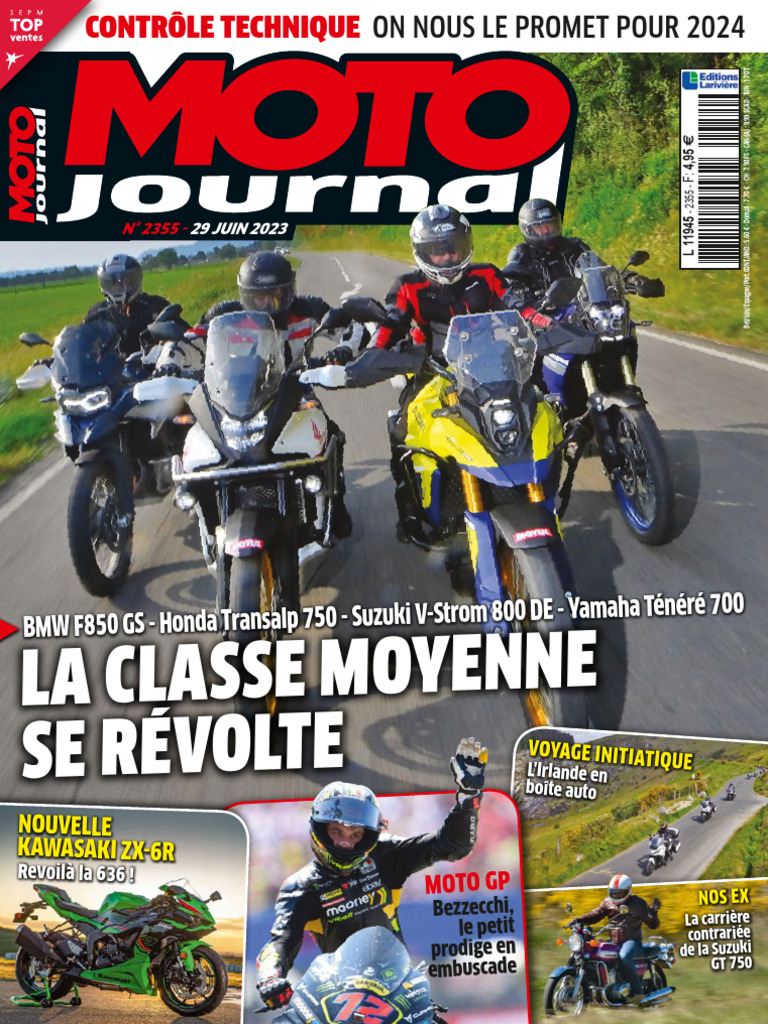 Torrent911.Me) Moto Journal - 29 Juin 2023, PDF, Motocyclette