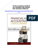 Financial Accounting A Critical Approach Canadian 4th Edition Friedlan Solutions Manual