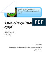 Kitab Al-Buyu' Matan Abu Syuja' Bagian 1