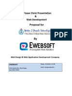 Power Point Presentation & Web Development Quotation For w2p