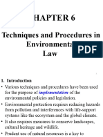 CHAPTER 6 - Techniques and Procedures in Environmental Law