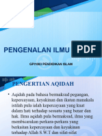 Pengenalan Ilmu Aqidah