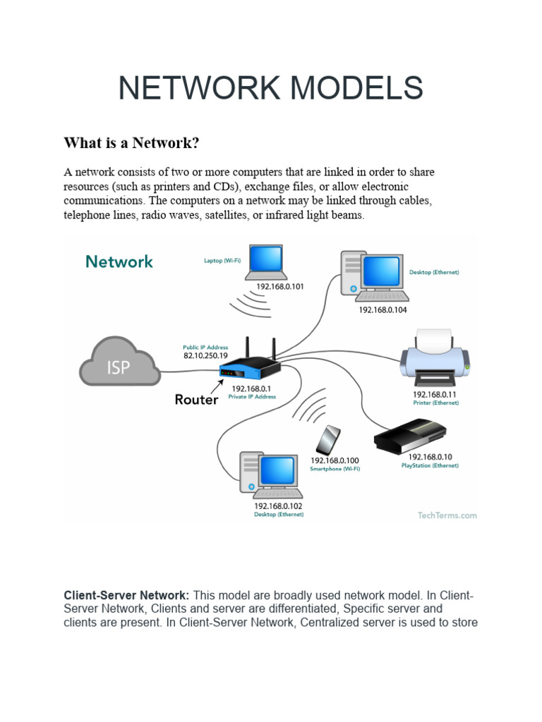 Client Server and Peer To Peer | Download Free PDF | Client–Server ...