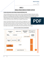 UNIT 2 Organisational Structure of FO