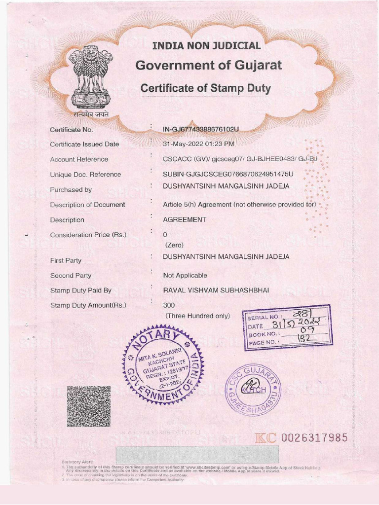 Anil Amar Bandhkam Karar Pdf