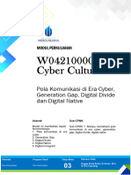 Modul 3 Cyber Culture