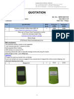 NANBEI Quotation - Portable Pesticide Residue Tester NBY-1A