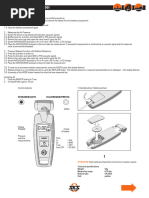 Bedienung Airchecker en