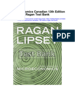 Microeconomics Canadian 13th Edition Ragan Test Bank