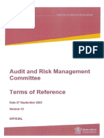 Audit Risk Management Committee Terms of Reference