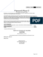 Fipronyl Plus C Label-SDS (Label - No Date - SDS 3-12-19)