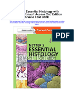 Netters Essential Histology With Student Consult Access 2nd Edition Ovalle Test Bank