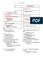 Present Tenses