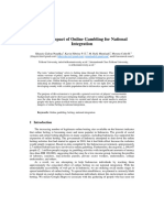 Unseen Impact of Online Gambling To National Integration of The Unitary State of Republic Indonesia - Khayriz Zafran Nandika