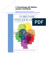 Forensic Psychology 4th Edition Joanna Test Bank