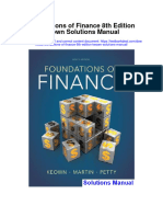Foundations of Finance 8th Edition Keown Solutions Manual