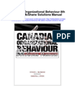 Canadian Organizational Behaviour 8th Edition Mcshane Solutions Manual