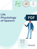 Physiology of Speech