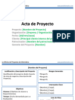 PMOInformatica Plantilla Acta de Proyecto en 2 Laminas