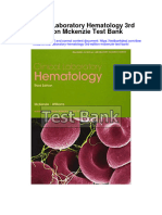 Clinical Laboratory Hematology 3rd Edition Mckenzie Test Bank