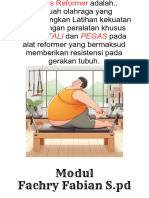 Pilates Reformer Modul (Fachry Fabian S.PD)