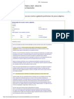 Recurso Questão 45 - Prova Tipo 2 - Analista Legislativo - Técnica Legislativa - Tarde