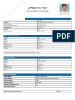 Application Form HCLTFP650858