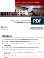 1 Introduccion A Dirección de Operaciones