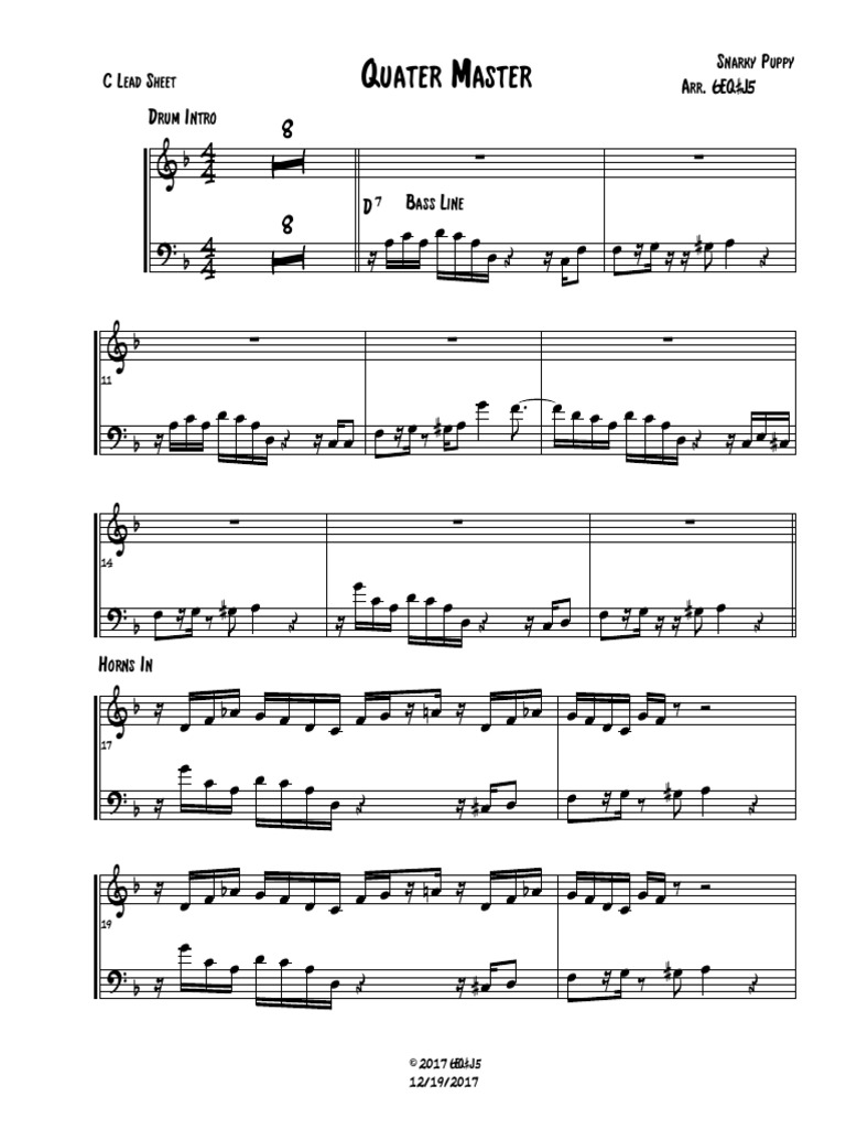 Quarter master pdf