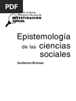 1. Epistemología de las ciencias sociales