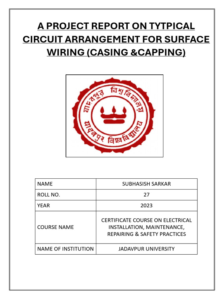 Casing and Capping Wiring Overview | PDF | Electrical Wiring | Switch