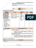 5° Grado - Sesiones Del 11 Al 15 de Diciembre