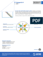 Ft Cable Solido U UTP Categoria 6 LSZH