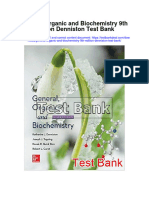 General Organic and Biochemistry 9th Edition Denniston Test Bank
