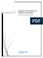 Hollow Prism Physics Investigatory Project