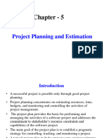 L5 - Project Planning and Estimation
